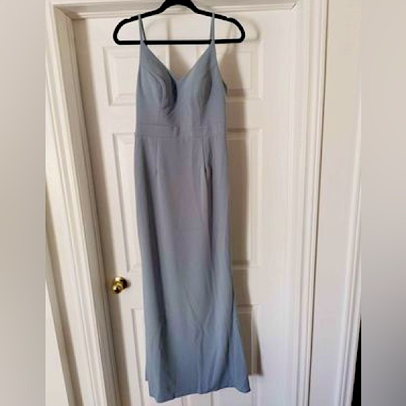 Azazie Dresses & Skirts - Size 6 Brand New Dusty Blue Azazie Dress